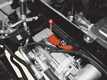 Kia EV6. Front High Voltage Junction Box
