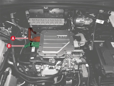 Kia EV6. Front High Voltage Junction Box
