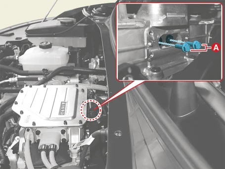 Kia EV6. Front High Voltage Junction Box