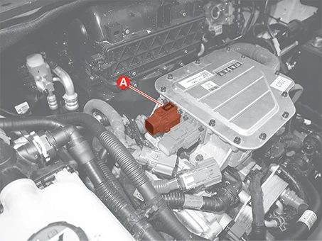 Kia EV6. Front High Voltage Junction Box