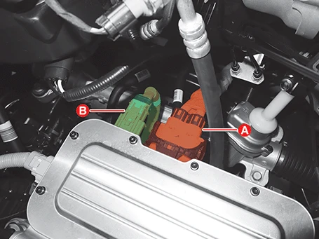 Kia EV6. Front High Voltage Junction Box