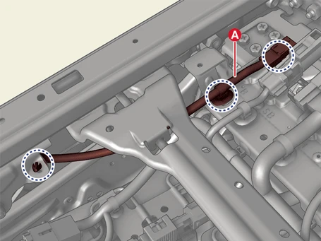 Kia EV6. Front Seat Belt Buckle