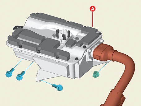 Kia EV6. Rear High Voltage Junction Box