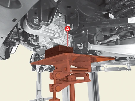 Kia EV6. Rear Motor and Reduction Gear Mounting