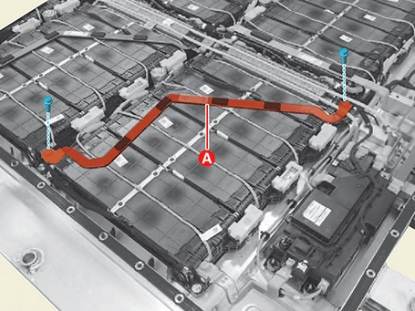 Kia EV6. Voltage & Temperature Sensing Wiring